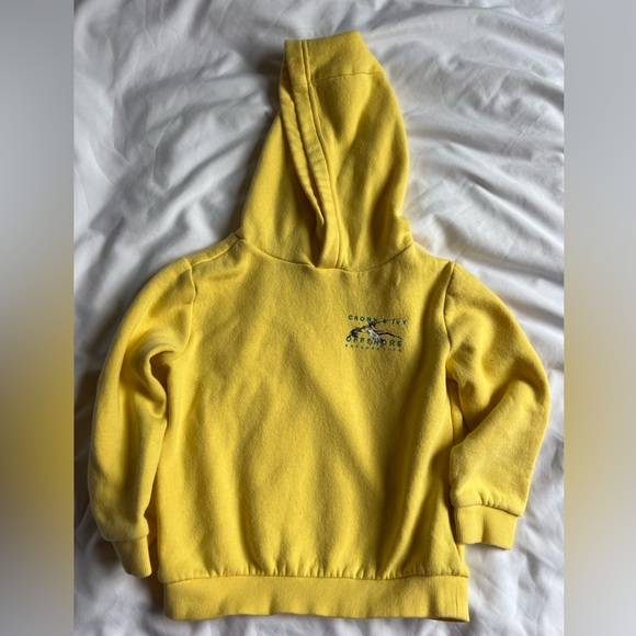 crown & ivy Other - Boys Crown & Ivy Hoodie Size 3t Yellow Fishing